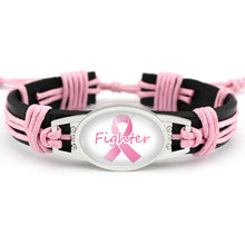 Load image into Gallery viewer, Medical Alert, Breast Cancer, Diabetic Type 1 Type 2 Diabetes Autism Awareness Bracelet