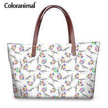 Load image into Gallery viewer, Women Set Tote Bag Brand Design Autism Awareness Printing