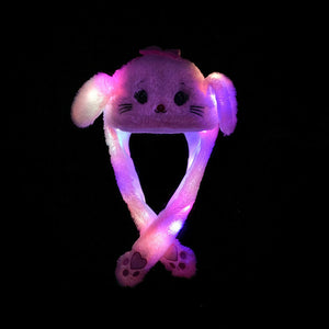 Light Up Rabbit Ear Hat