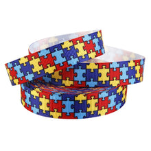 Load image into Gallery viewer, Autism Awareness Polyester Ribbon ,DIY