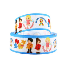 Load image into Gallery viewer, Autism Awareness Polyester Ribbon ,DIY