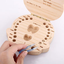 Load image into Gallery viewer, Lovely Girl /Boy Image Wooden Baby Teeth Box