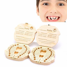 Load image into Gallery viewer, Lovely Girl /Boy Image Wooden Baby Teeth Box