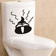 Load image into Gallery viewer, Funny Smile Bathroom/Toilet Wall Sticker Decals