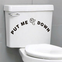 Load image into Gallery viewer, Funny Smile Bathroom/Toilet Wall Sticker Decals
