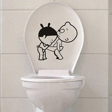 Load image into Gallery viewer, Funny Smile Bathroom/Toilet Wall Sticker Decals