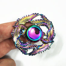 Load image into Gallery viewer, Rainbow Dragon Hand Finger Spinner