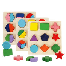 Load image into Gallery viewer, Geometric Shapes Sorting Math Toy