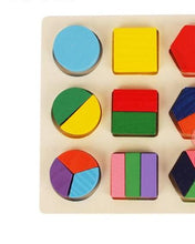 Load image into Gallery viewer, Geometric Shapes Sorting Math Toy