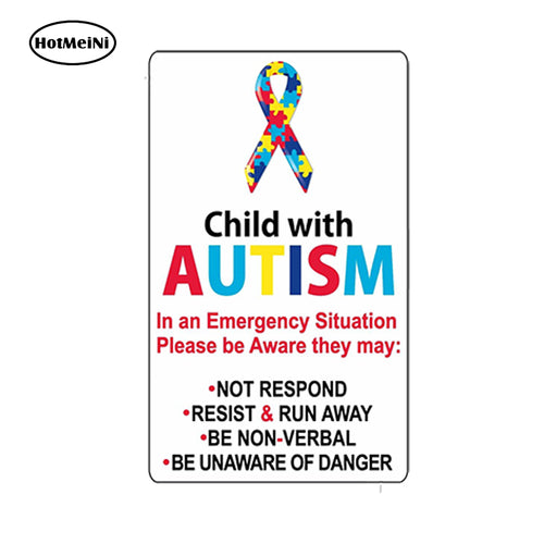 Child with Autism Decal Sticker