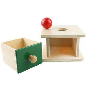 Wooden Ball Coin Box