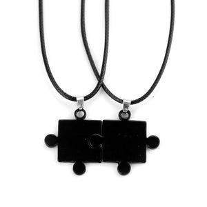 2PCS Stainless Steel Autism Pendant Necklace