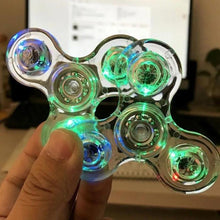 Load image into Gallery viewer, Led Stress Hand Spinner