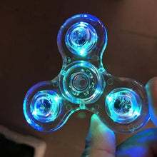 Load image into Gallery viewer, Led Stress Hand Spinner