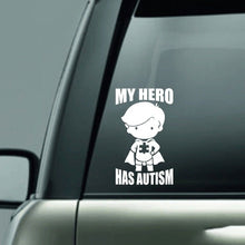 Load image into Gallery viewer, My Hero Has Autism Boy Decal Sticker