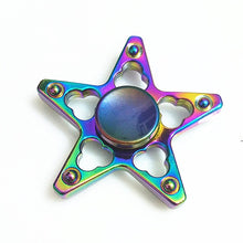 Load image into Gallery viewer, Rainbow Hand Finger Spinner