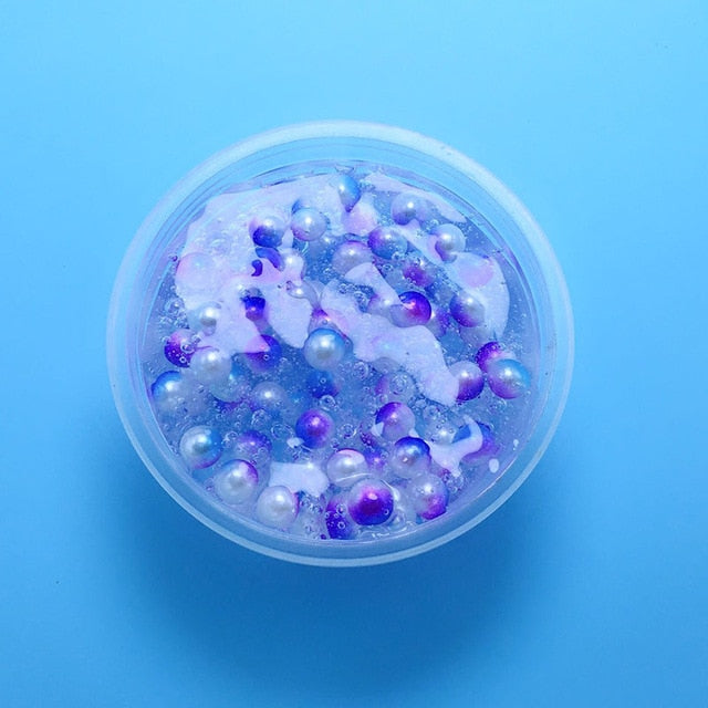 1PC DIY Transparent Pearl Slime