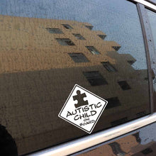 Load image into Gallery viewer, AUTISTIC CHILD ON BOARD Sticker Decal