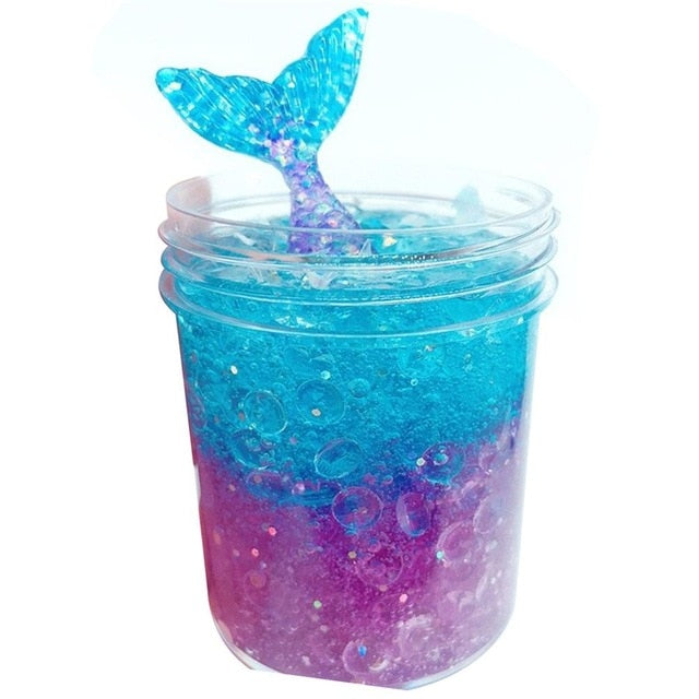 Mermaid Crystal Mud Slime Toy