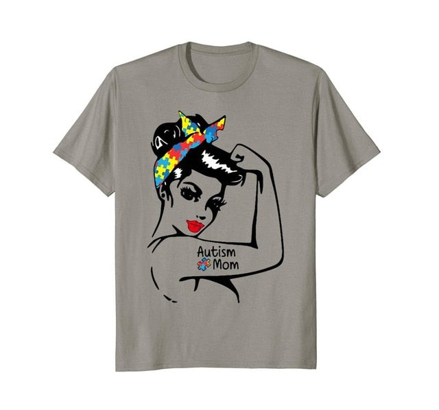 Strong Women Autism Tee shirt