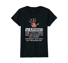 Load image into Gallery viewer, 2019 Autism Awareness Warning This Autism Mom T-Shirt Tee shirt