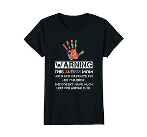 2019 Autism Awareness Warning This Autism Mom T-Shirt Tee shirt