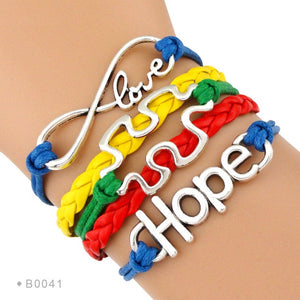 Autism Infinity Love Rhinestone Puzzle Pieces